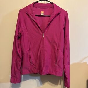 Lucy Tech Hot Pink zip up Athletic size medium